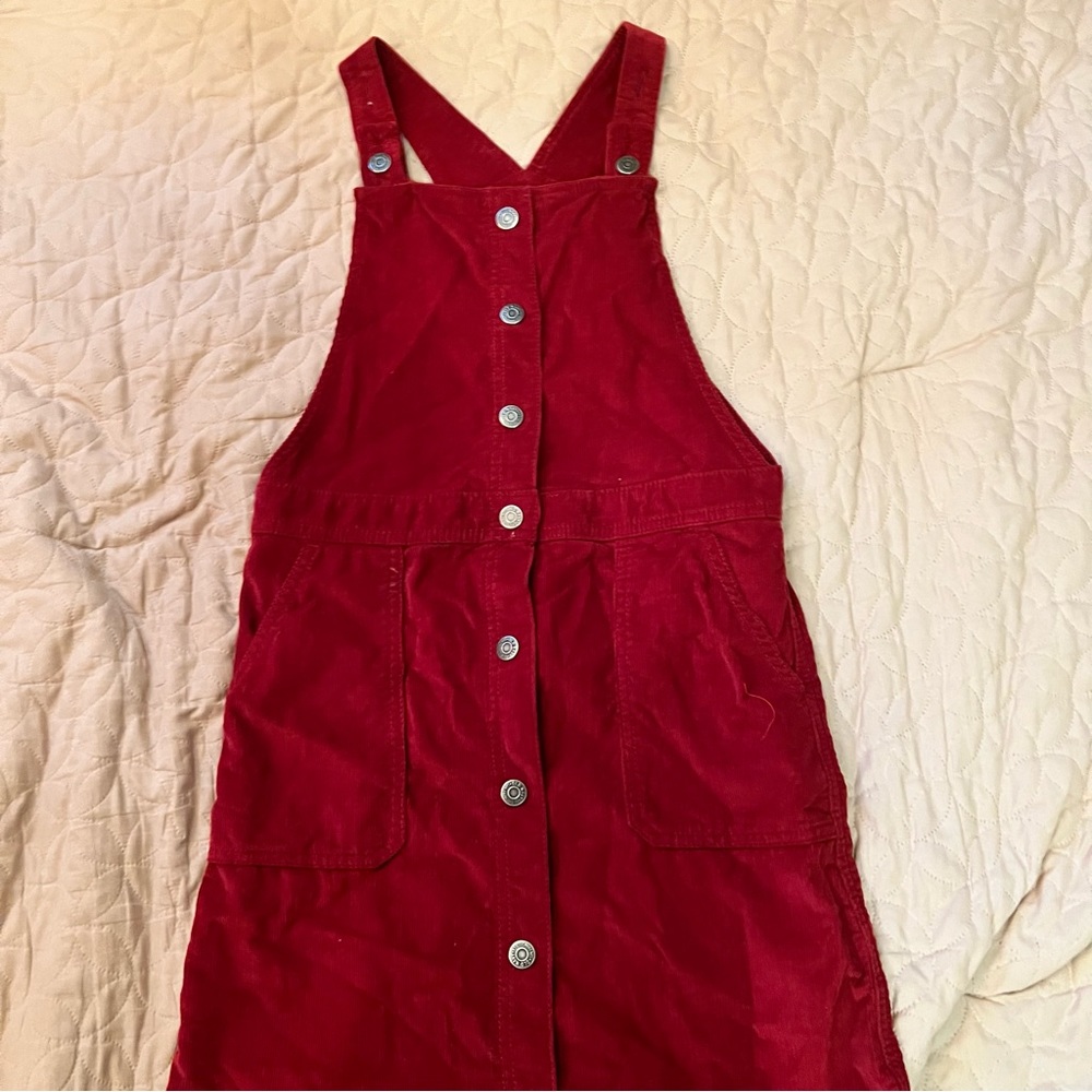 Children’s old navy red overall dress
